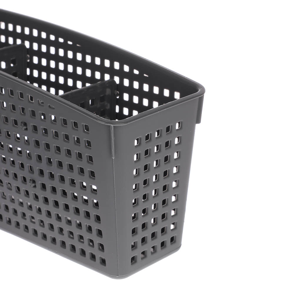 Органайзер Лофт с перегородками 245х95х140 мм белый, серый, арт.№ 457-855