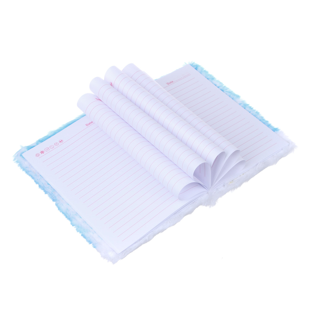 Записная книжка А5, 21х15см, 80 листов, "Авокадо", флис с цветной печатью, 4 дизайна, арт.№ 557-067