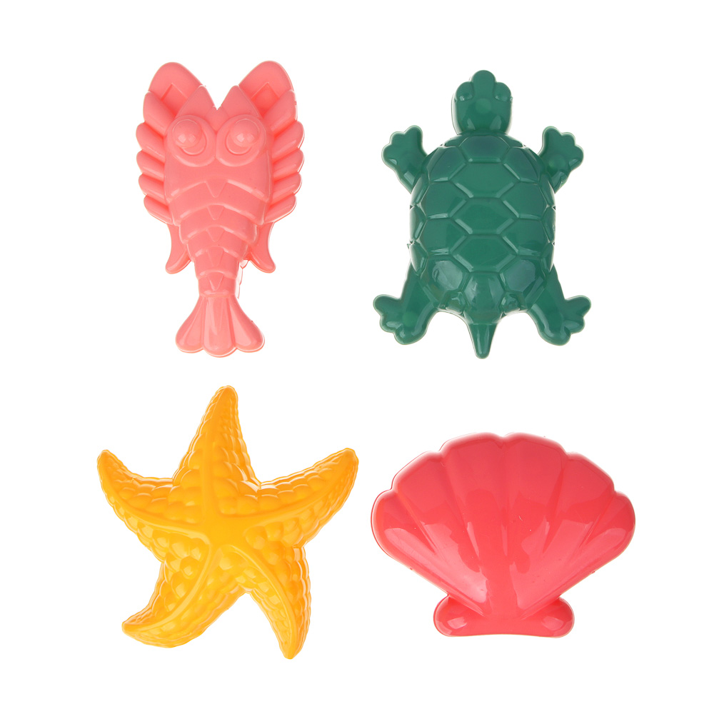 ИГРОЛЕНД Набор садовых инструментов "Игры в песке" 7 предметов, РР, 13х8х5см, 4 дизайна, арт.№ 187-023