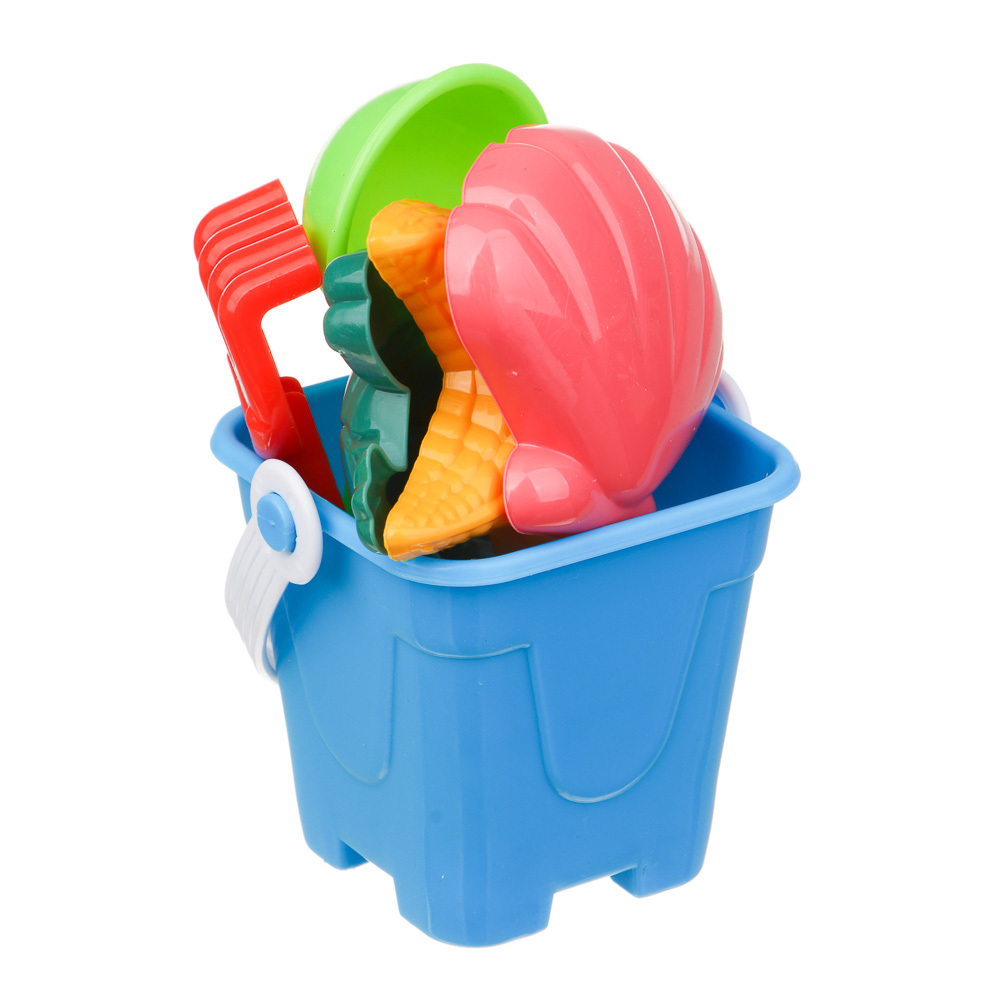 ИГРОЛЕНД Набор садовых инструментов "Игры в песке" 7 предметов, РР, 13х8х5см, 4 дизайна, арт.№ 187-023