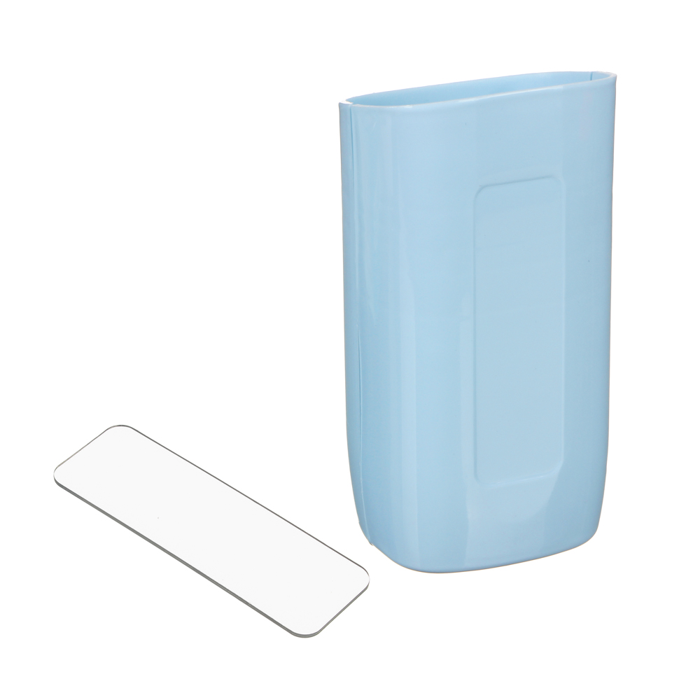 VETTA Дозатор автомат. настен. д/зуб.пасты с держателем под 2 зуб.щетки,7х6х13,5см, пластик, арт.№ 478-102