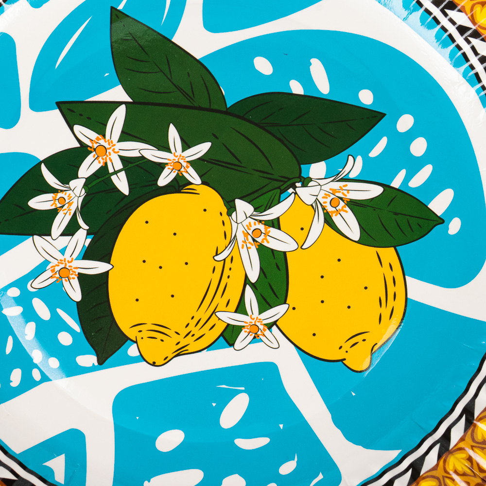 Набор бумажных тарелок 18 см 6шт, Арт Л, арт.№ 530-309