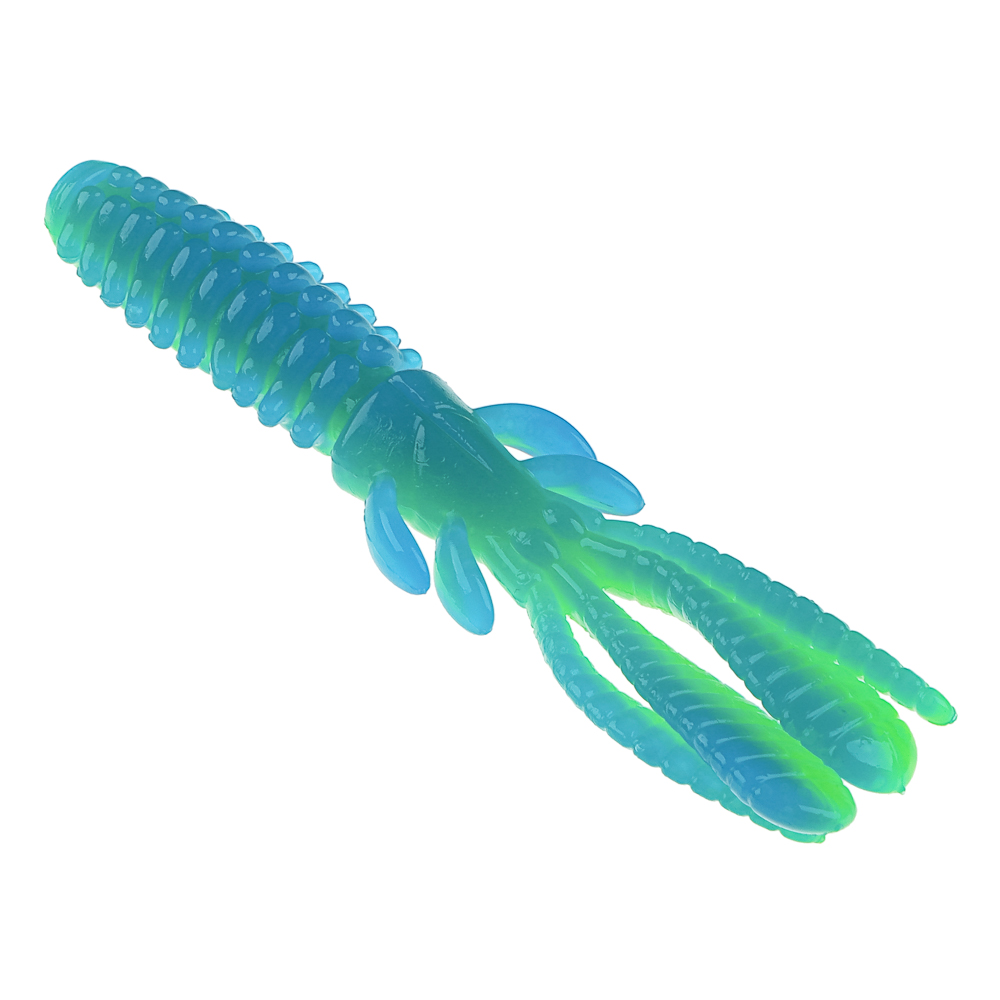 Набор силиконовых приманок "Кальмар" тм AZOR FISHING, плавающая, съедобная, 75мм, 5шт, 5 цветов, арт.№ 145-009