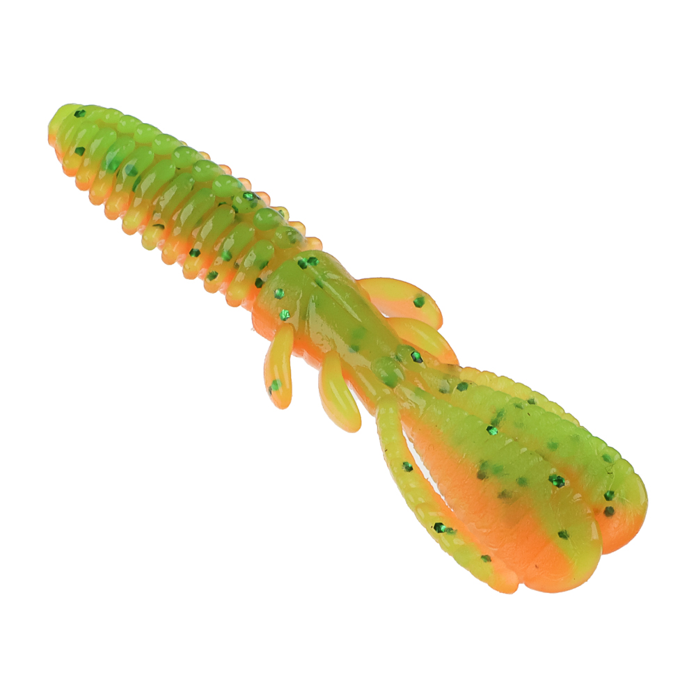 Набор силиконовых приманок "Кальмар" тм AZOR FISHING, плавающая, съедобная, 75мм, 5шт, 5 цветов, арт.№ 145-009