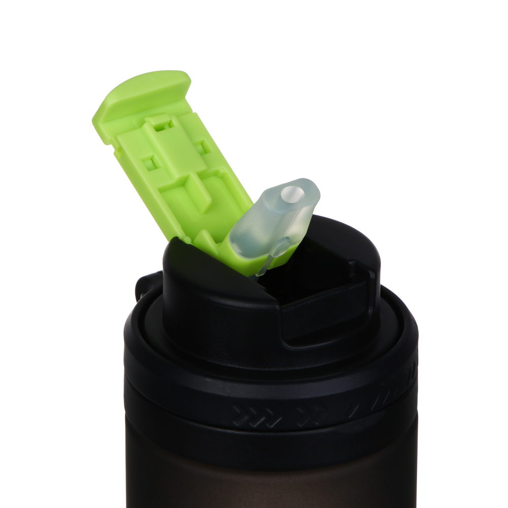 SILAPRO Max Бутылка для воды, 20х7.5см, 620мл, черный, PC, PP, арт.№ 088-122