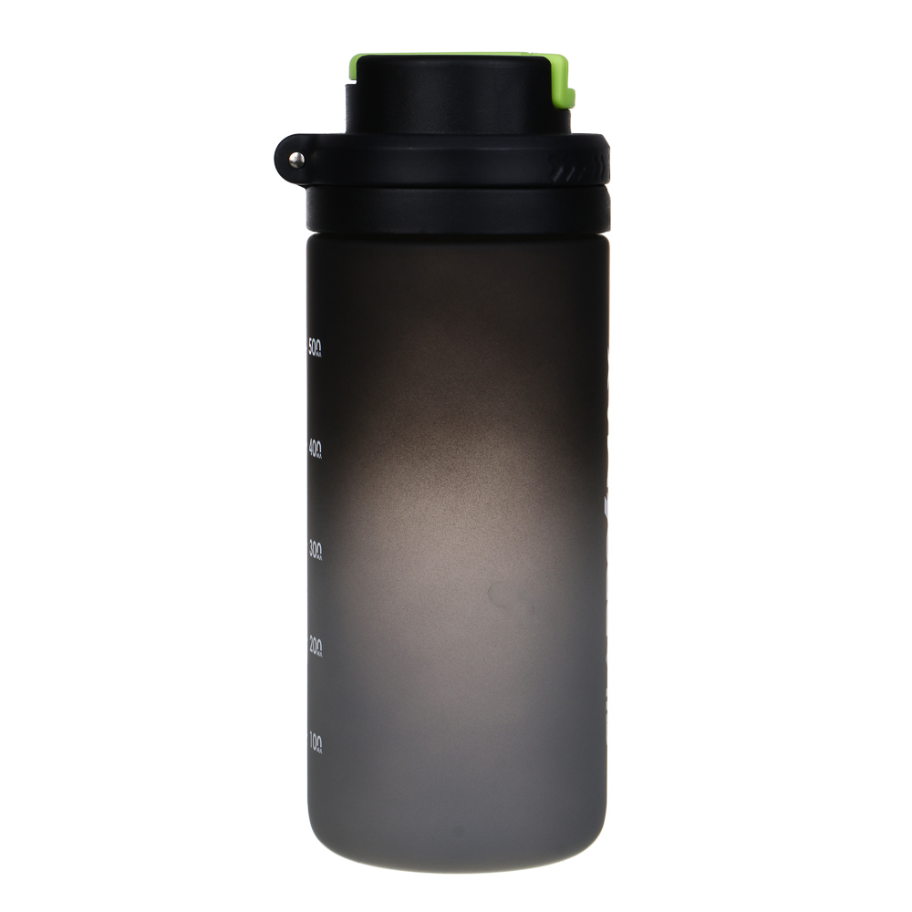 SILAPRO Max Бутылка для воды, 20х7.5см, 620мл, черный, PC, PP, арт.№ 088-122
