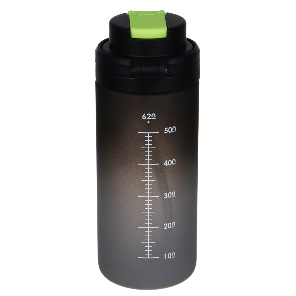 SILAPRO Max Бутылка для воды, 20х7.5см, 620мл, черный, PC, PP, арт.№ 088-122