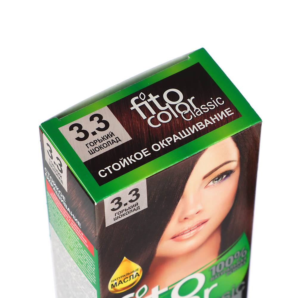 Краска для волос FITO COLOR Classic, 115 мл, тон 3.3 горький шоколад, арт.№ 081-003