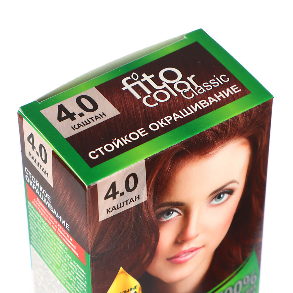 Краска для волос FITO COLOR Classic, 115 мл, тон 4.0 каштан, арт.№ 081-004