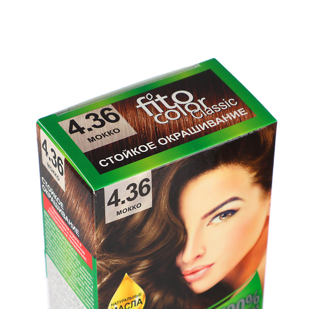 Краска для волос FITO COLOR Classic, 115 мл, тон 4.36 мокко, арт.№ 081-006