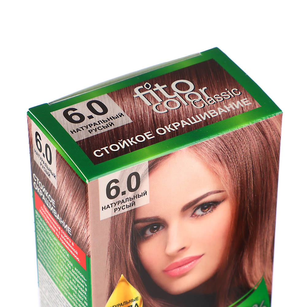 Краска для волос FITO COLOR Classic, 115 мл, тон 6.0 натурально русый, арт.№ 081-008