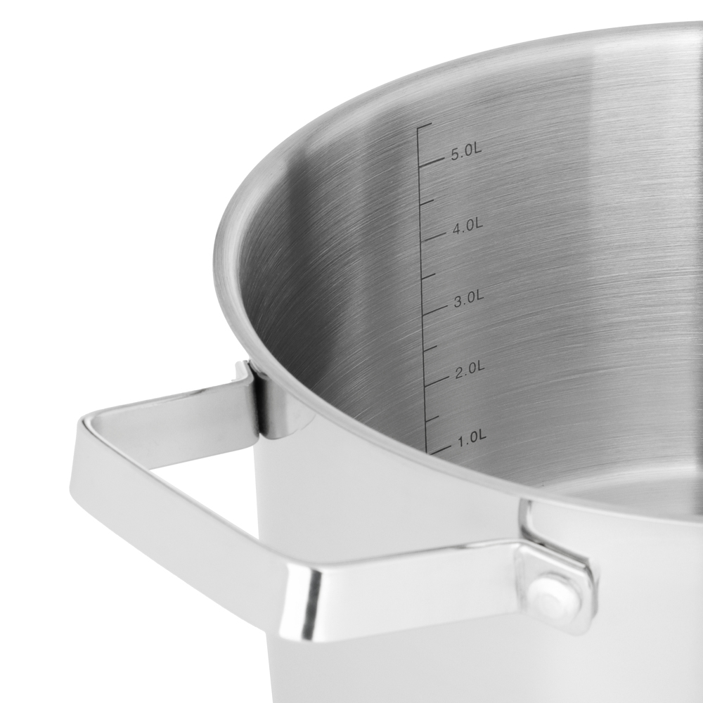 SATOSHI Шато Кастрюля 24х13,5см. 5,9л. со стекл. крышкой, индукция, арт.№ 822-268