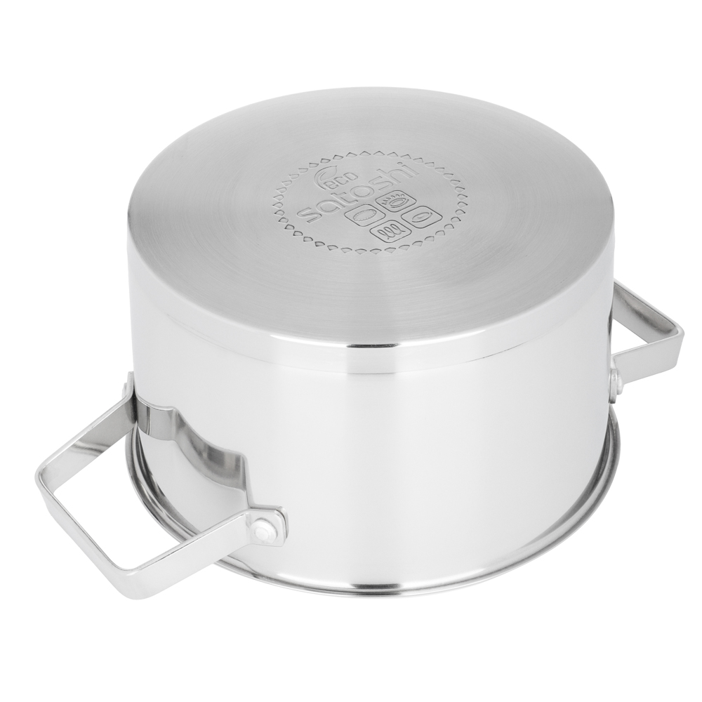 SATOSHI Шато Кастрюля 24х13,5см. 5,9л. со стекл. крышкой, индукция, арт.№ 822-268