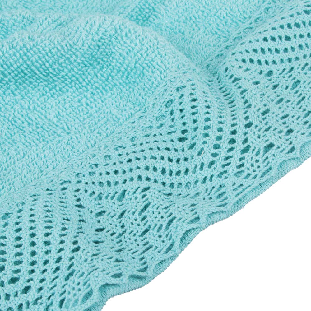 PROVANCE Мятный Латте Полотенце махровое с кружевом, 100% хлопок, 30х50см, 400гр/м, 3 цвета, арт.№ 488-040