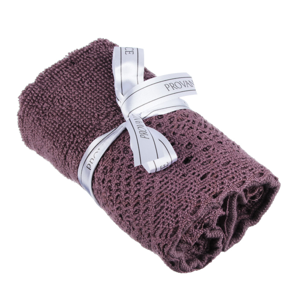 PROVANCE Мятный Латте Полотенце махровое с кружевом, 100% хлопок, 30х50см, 400гр/м, 3 цвета, арт.№ 488-040