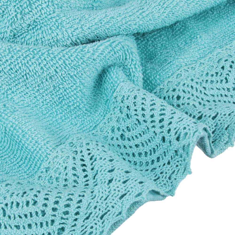 PROVANCE Мятный Латте Полотенце махровое с кружевом, 100% хлопок, 50х90см, 400гр/м, 3 цвета, арт.№ 488-041