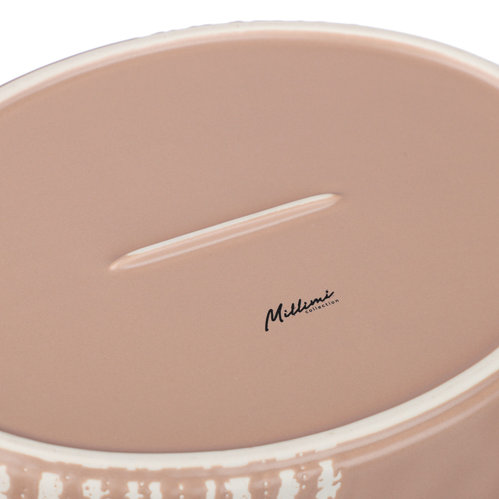 MILLIMI Форма для запекания и сервировки овальная с ручками, керамика, 31х20,5х5 см, объем 1,1 л, бежевая, арт.№ 826-386