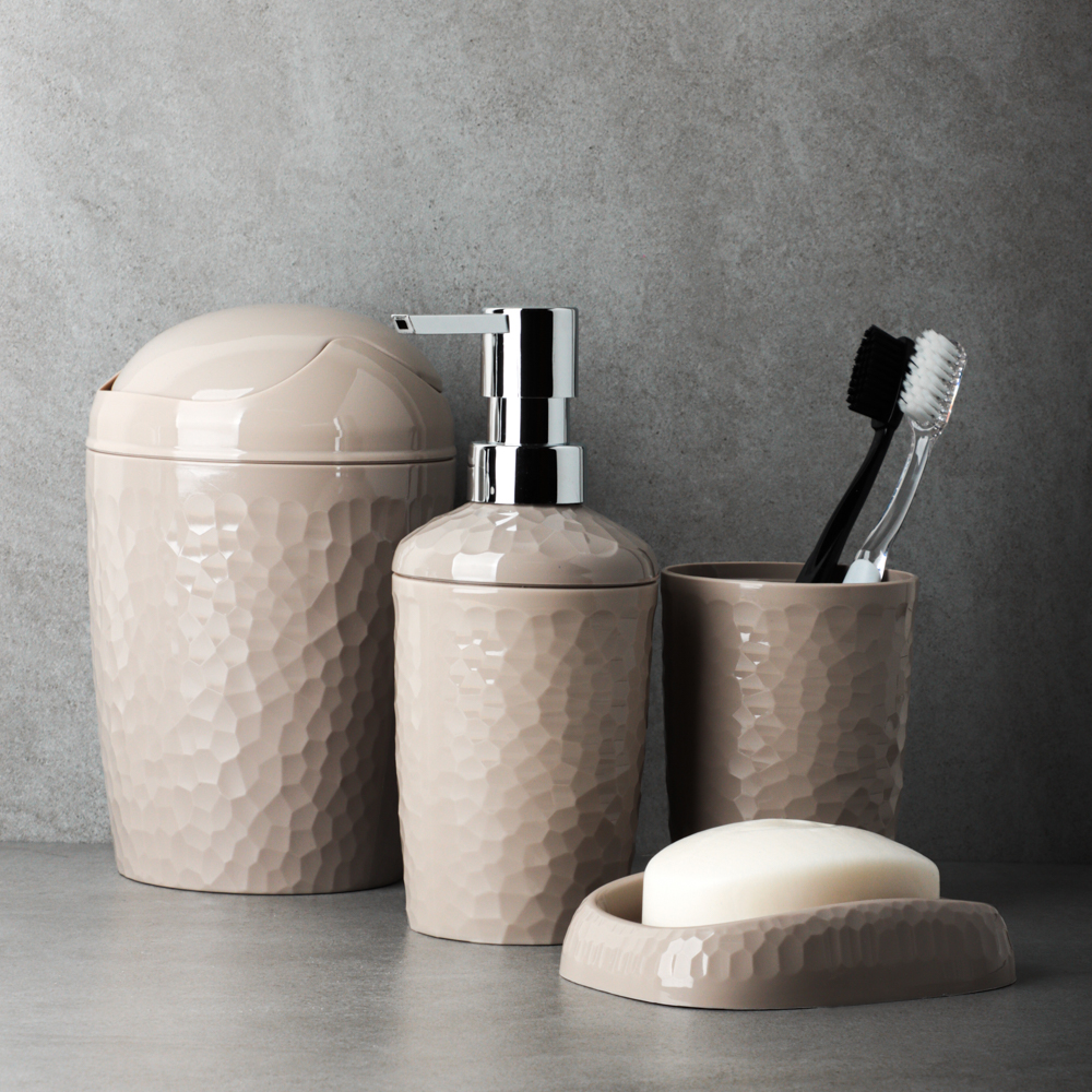 Контейнер для мусора "Tule" 1л настольный, бежевый, арт.№ 463-416