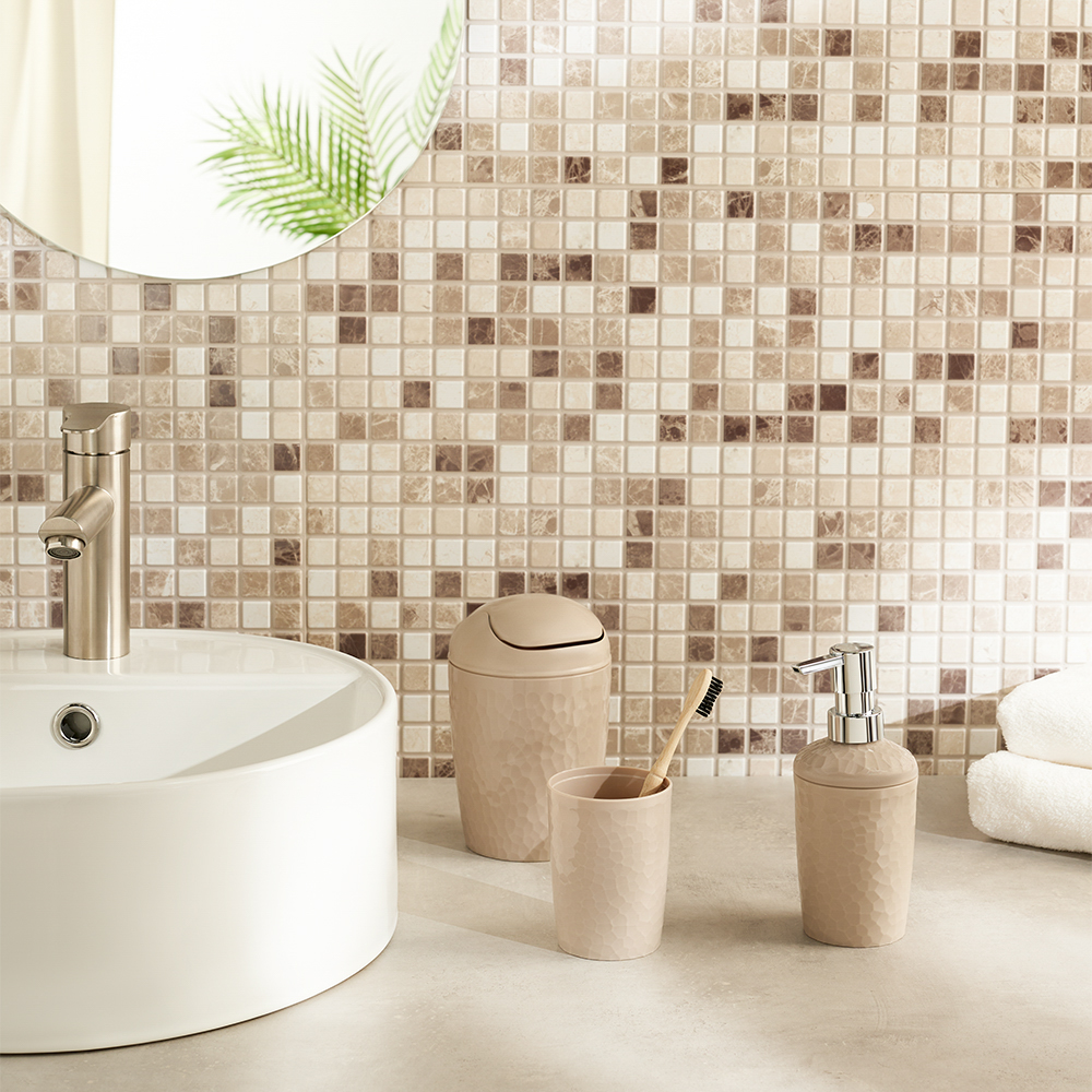 Контейнер для мусора "Tule" 1л настольный, бежевый, арт.№ 463-416