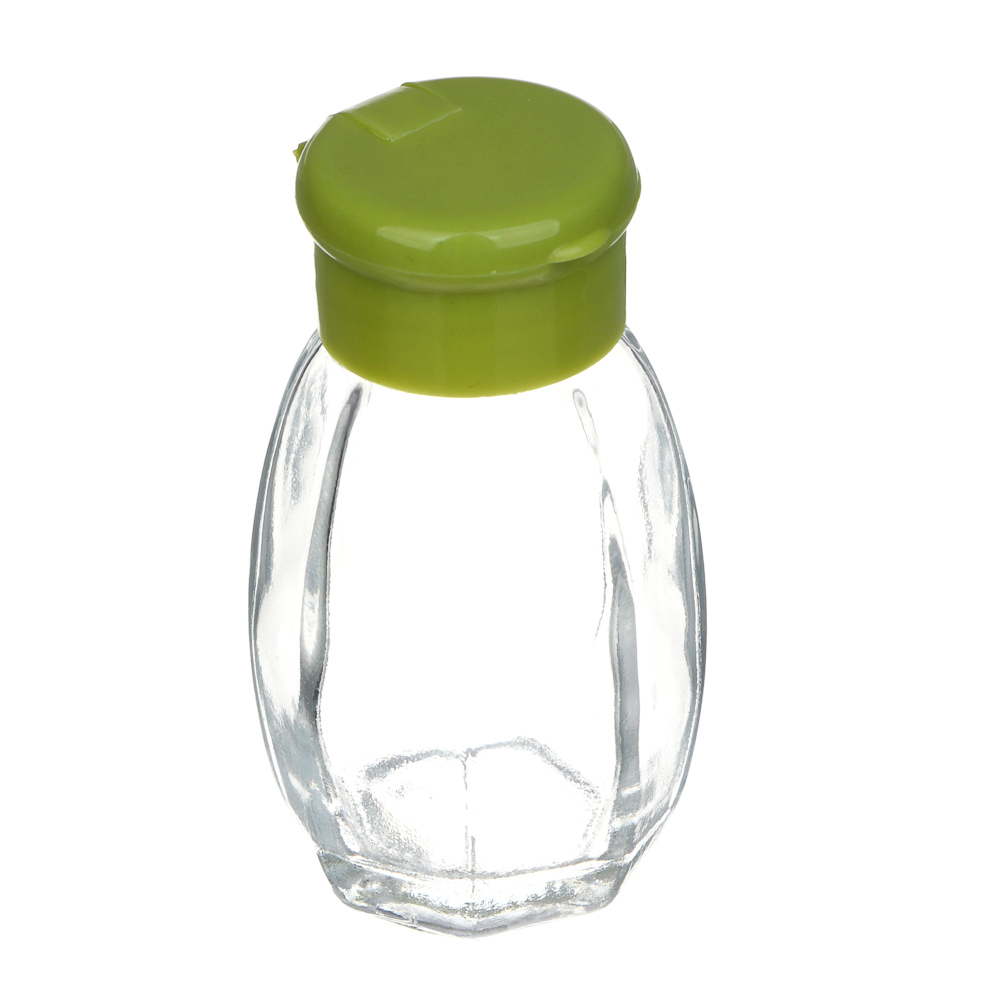 Солонка, стекло, пластик, 3,3х7,3см, арт.№ 828-209