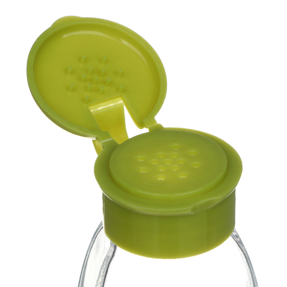 Солонка, стекло, пластик, 3,3х7,3см, арт.№ 828-209