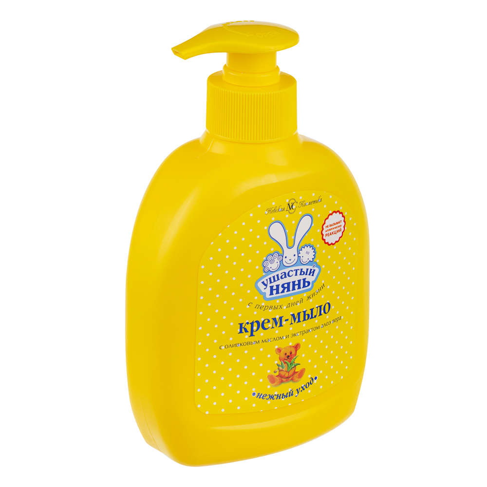 Крем-мыло жидкое детское УШАСТЫЙ НЯНЬ алоэ, п/б, 300мл, арт.№ 927-012