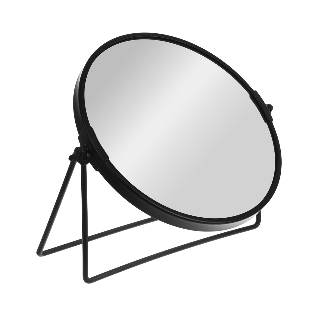 Зеркало круглое поворотное с увеличением х2 тм ЮL Ориан d17см, металл, стекло, 2 цвета, арт.№ 301-282