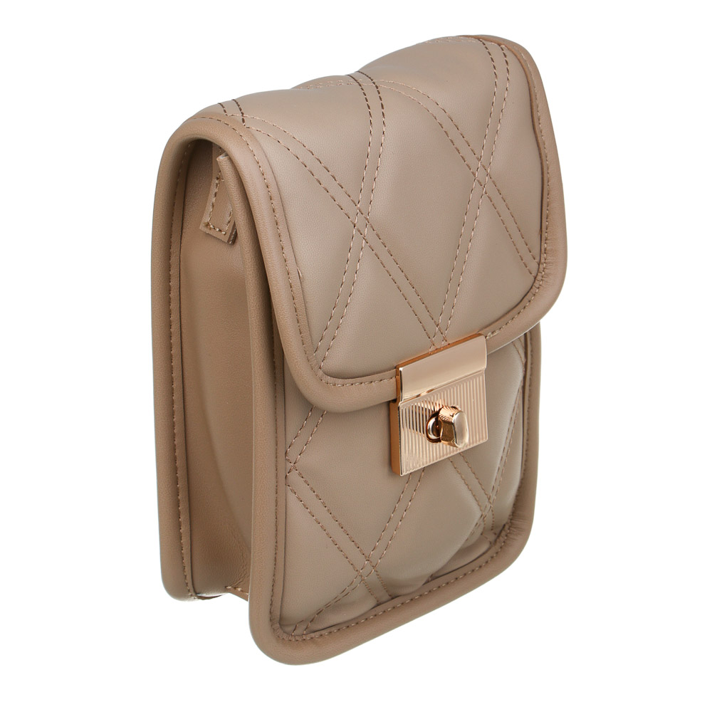 ЮL Кватра Сумка кроссбоди стеганная на длинном ремне, ПУ, 19, арт.№ 337-189