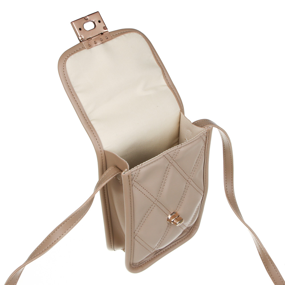 ЮL Кватра Сумка кроссбоди стеганная на длинном ремне, ПУ, 19, арт.№ 337-189