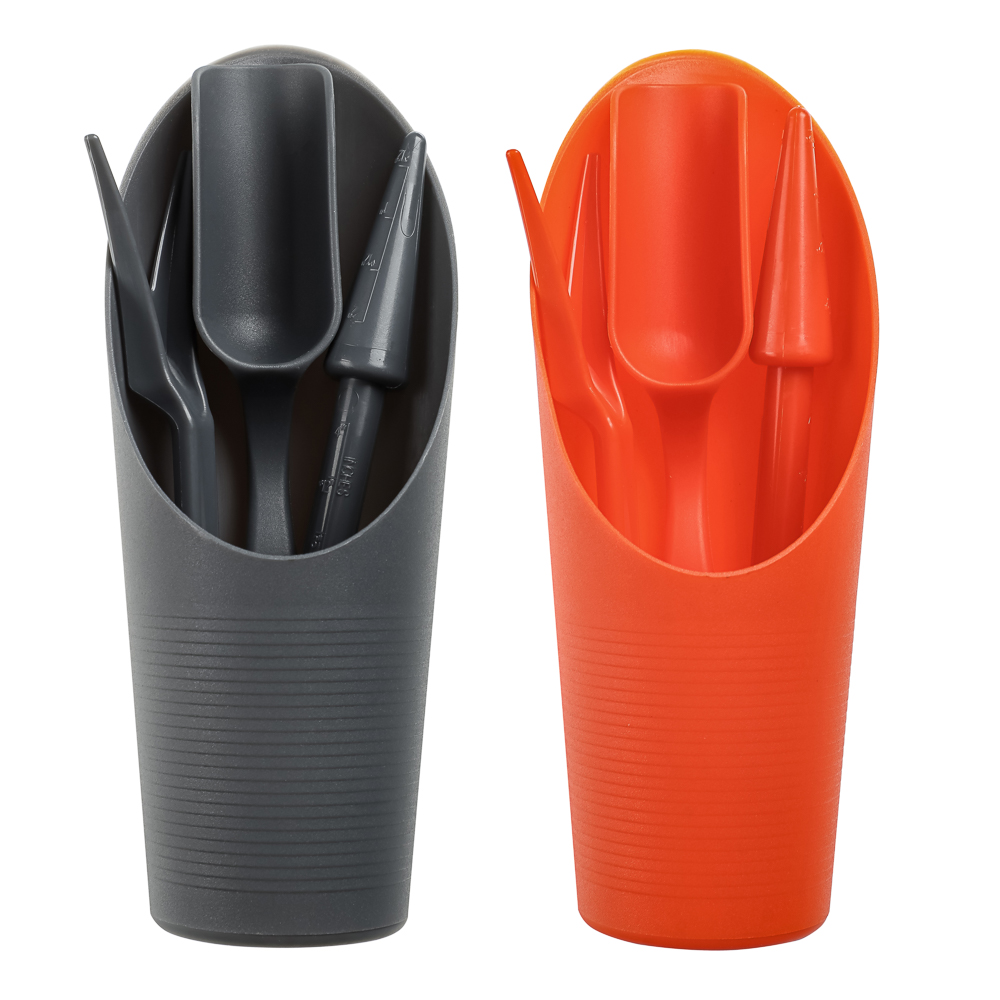 Набор для пересадки домашних растений тм INBLOOM, 4 предмета, пластик, арт.№ 182-052