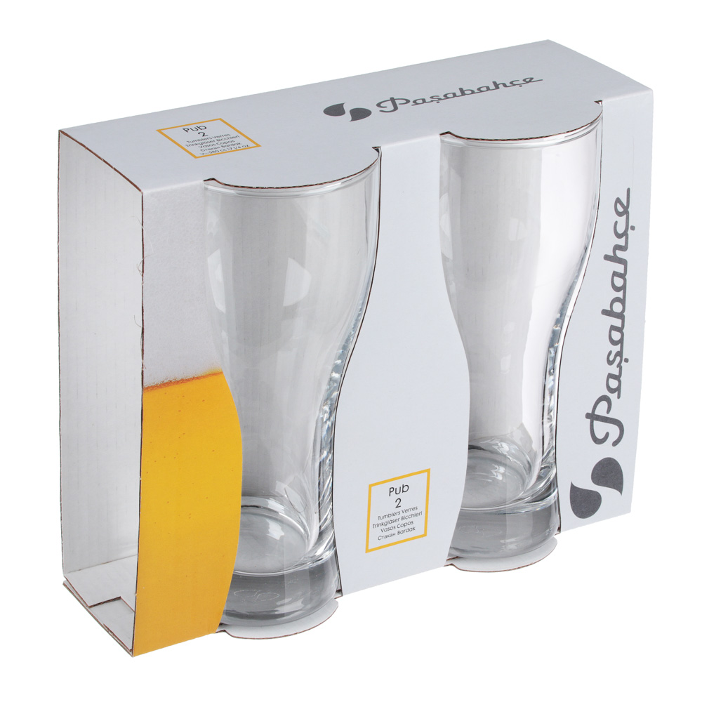 PASABAHCE Набор стаканов 2шт для пива, 500мл, "Pub", 42477B, арт.№ 878-072