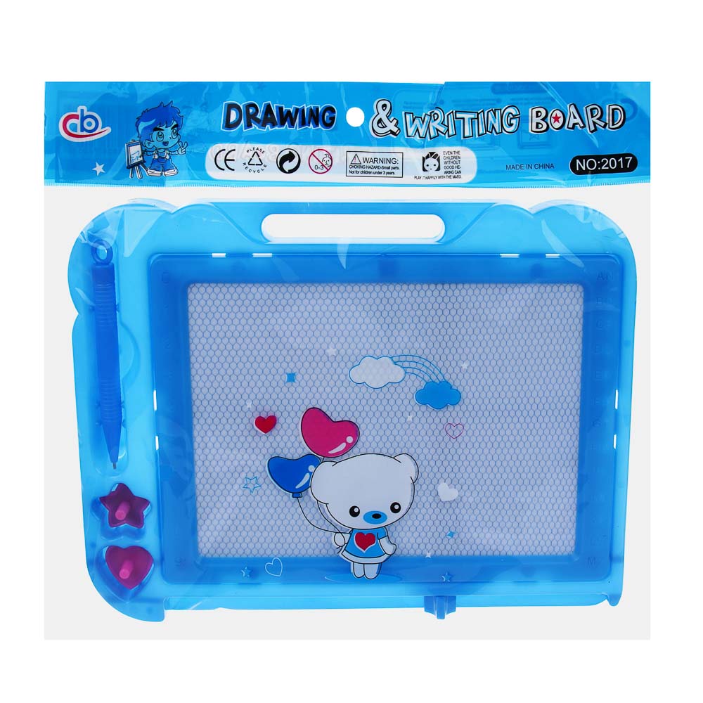 Доска магнитная для рисования с 2-3-мя штампами, пластик, арт.№ 284-143