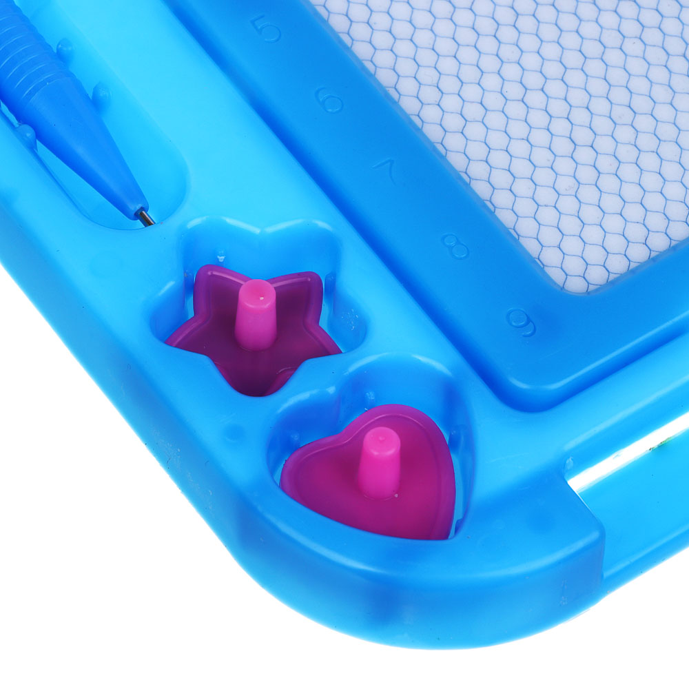 Доска магнитная для рисования с 2-3-мя штампами, пластик, арт.№ 284-143