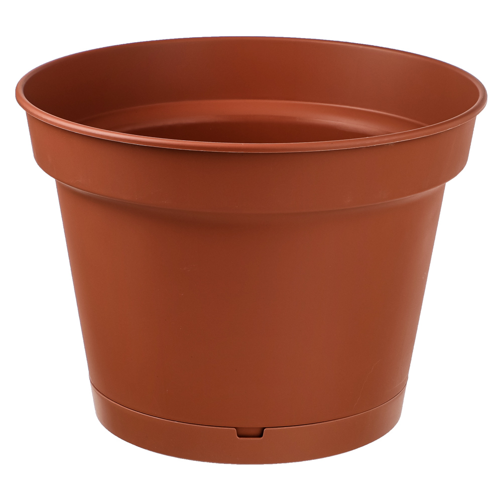 Горшок для цветов Mint d310мм, 10,7л с поддоном терракотовый, арт.№ 164-351