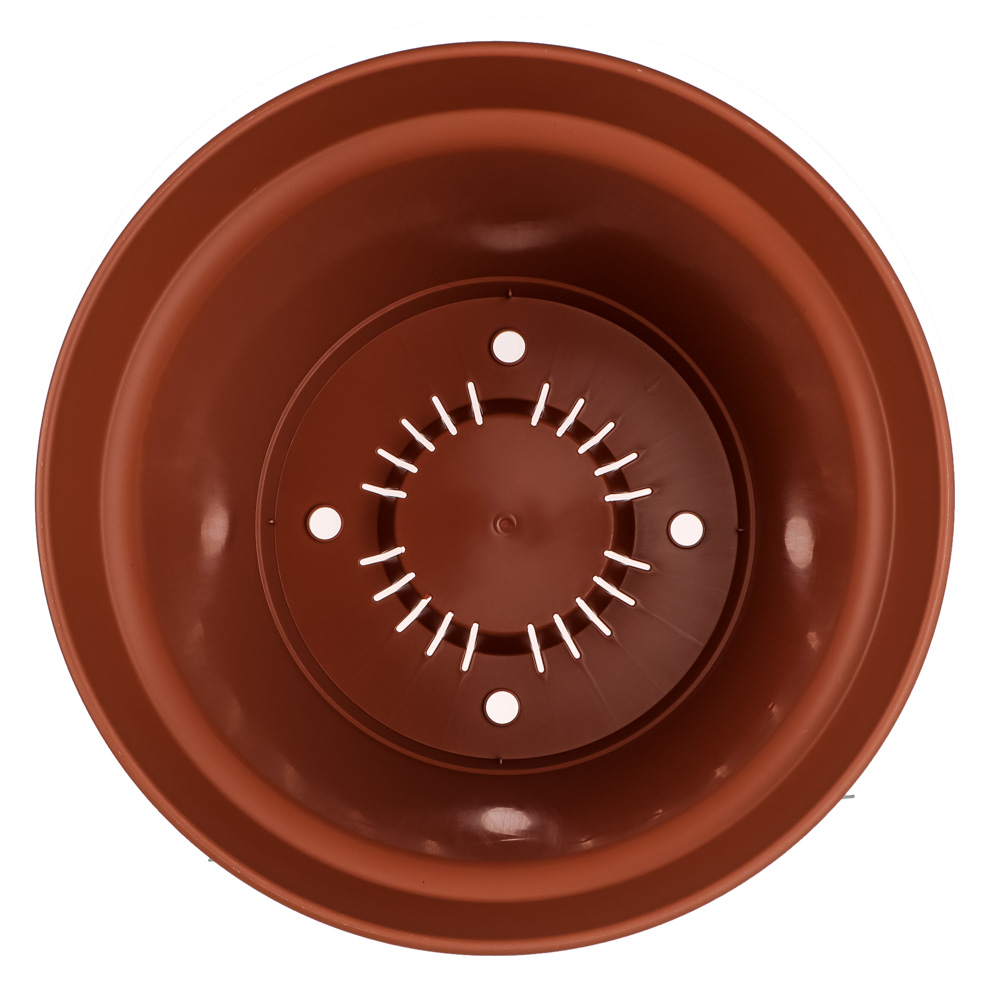 Горшок для цветов Mint d310мм, 10,7л с поддоном терракотовый, арт.№ 164-351