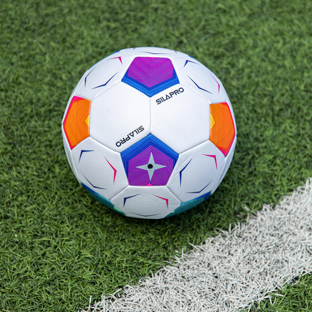 SILAPRO Мяч футбольный, 3сл., р.5 22см, PU 4.2мм, 420г (+-10%), арт.№ 133-033