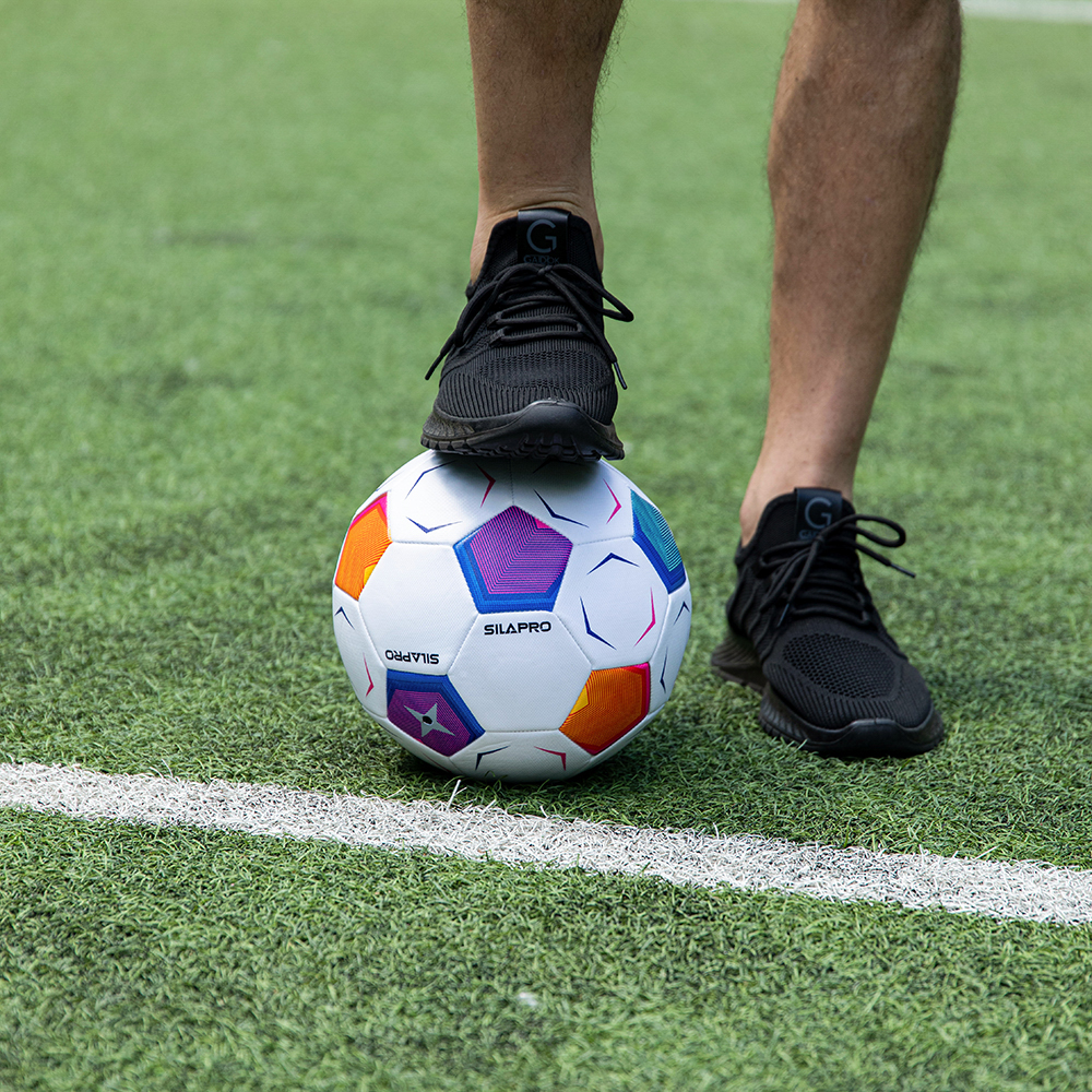 SILAPRO Мяч футбольный, 3сл., р.5 22см, PU 4.2мм, 420г (+-10%), арт.№ 133-033