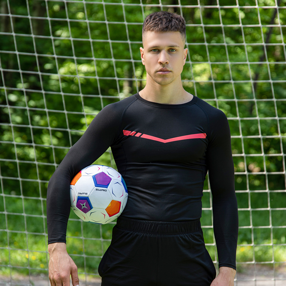 SILAPRO Мяч футбольный, 3сл., р.5 22см, PU 4.2мм, 420г (+-10%), арт.№ 133-033