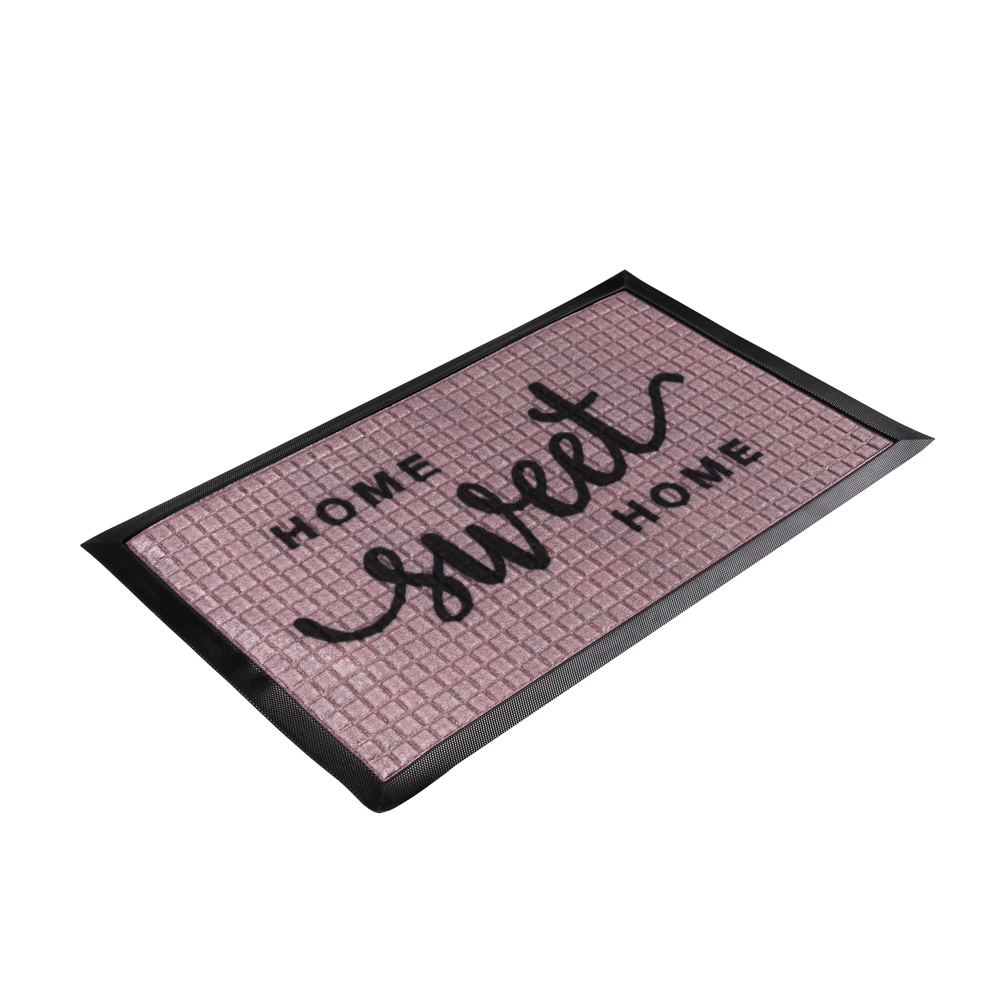 VETTA Коврик придверный, резиновый с ворсом полиэстер "След", 45x75см, 3 дизайна, арт.№ 466-327