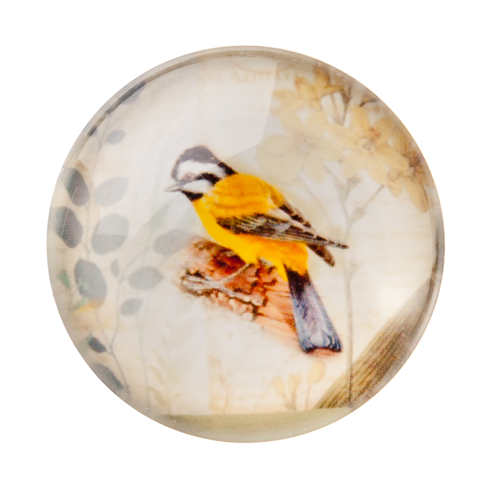 Магнит, 4х4х1,5см, стекло, 10-12 дизайнов, арт.№ 512-326