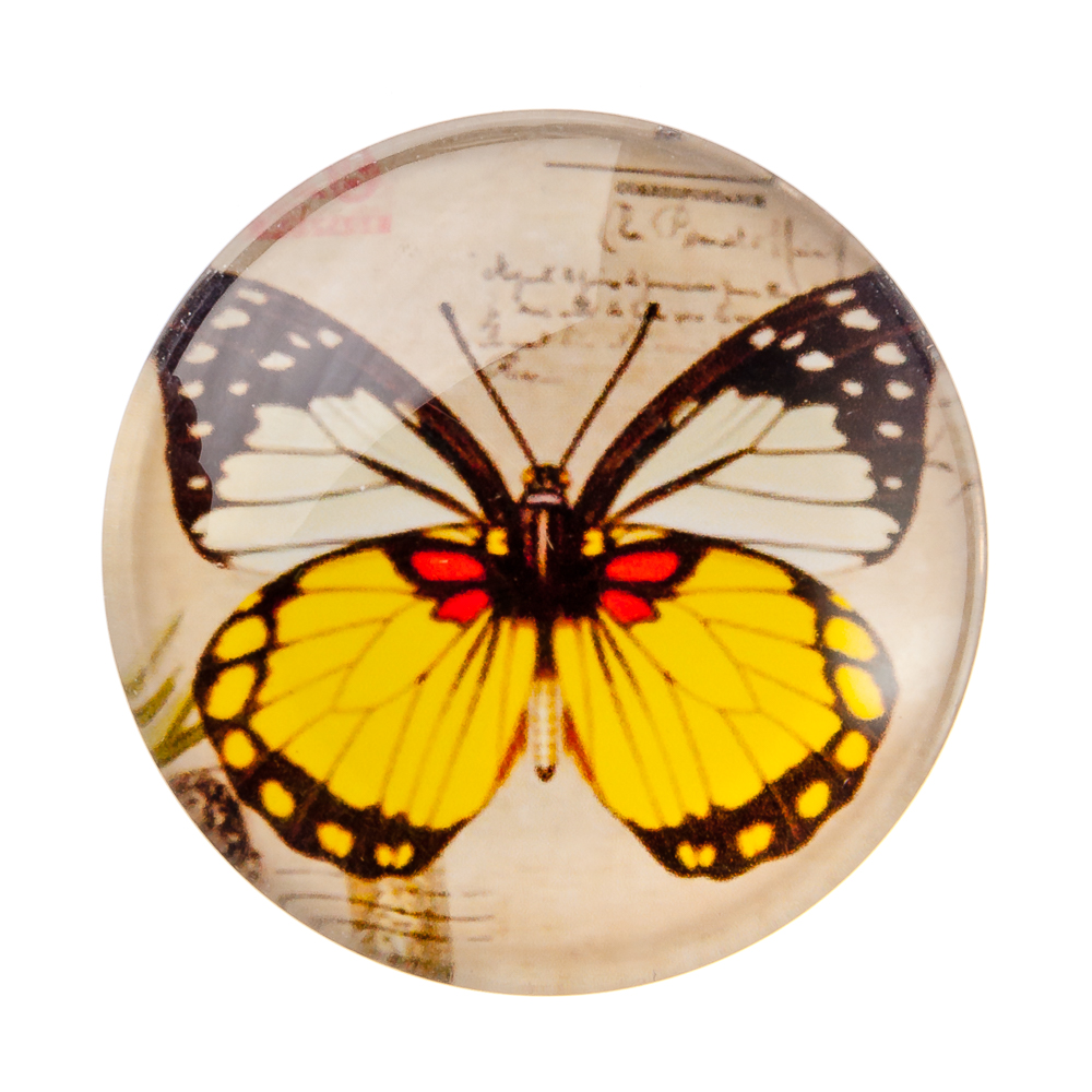 Магнит, 4х4х1,5см, стекло, 10-12 дизайнов, арт.№ 512-326