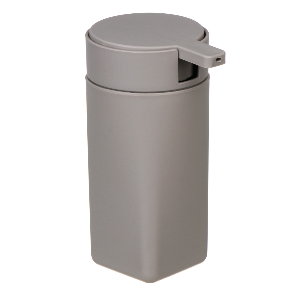 VETTA Дозатор для жидкого мыла, пластик, 350 мл, 14,5x9,5x7 см, бежевый, арт.№ 478-275