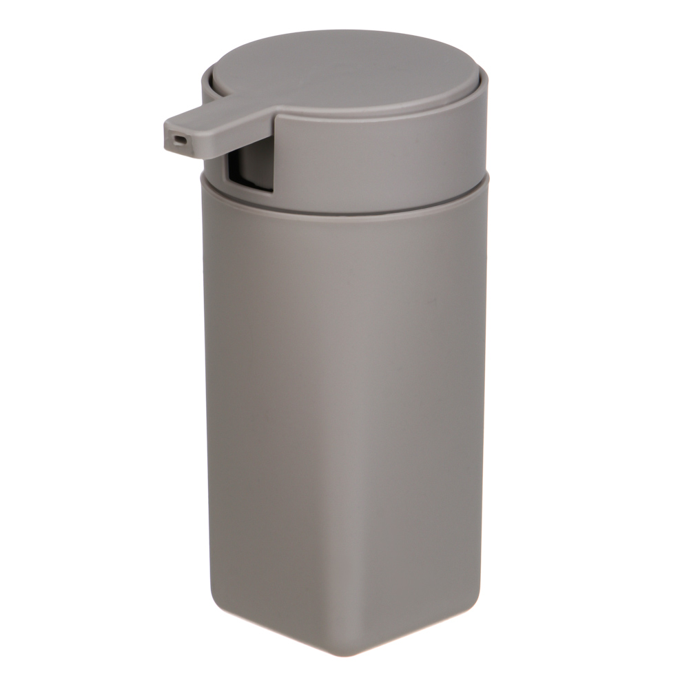 VETTA Дозатор для жидкого мыла, пластик, 350 мл, 14,5x9,5x7 см, бежевый, арт.№ 478-275