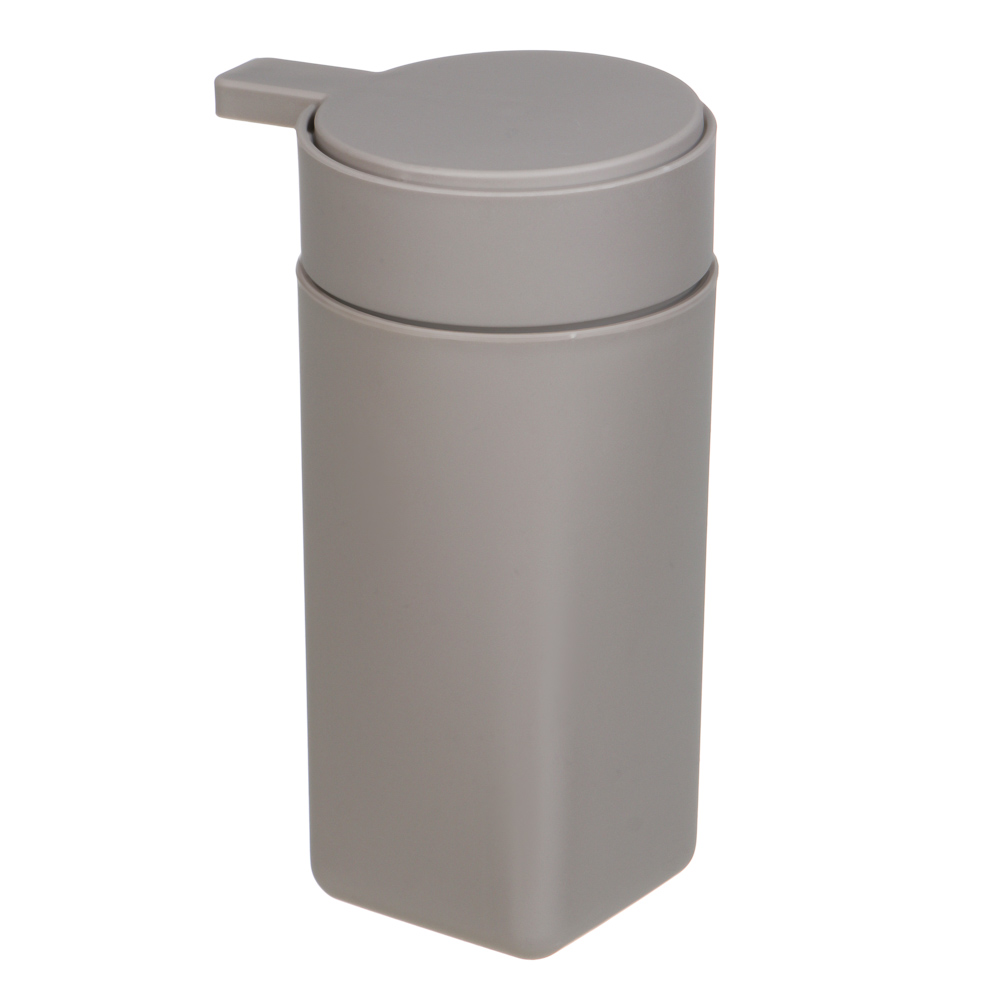 VETTA Дозатор для жидкого мыла, пластик, 350 мл, 14,5x9,5x7 см, бежевый, арт.№ 478-275