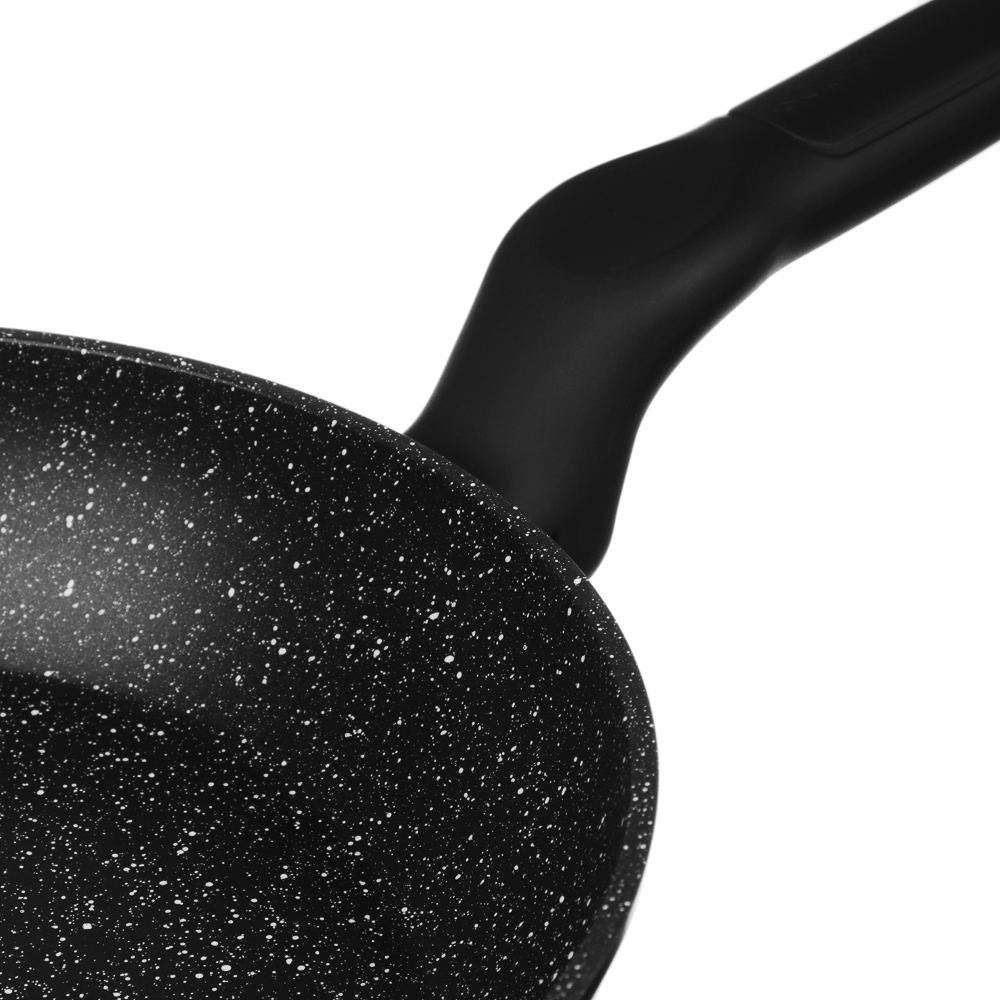 SATOSHI Стоун Набор сковород литых 3пр., d20, 24, 28см, антипригарное покрытие Мрамор, арт.№ 846-440