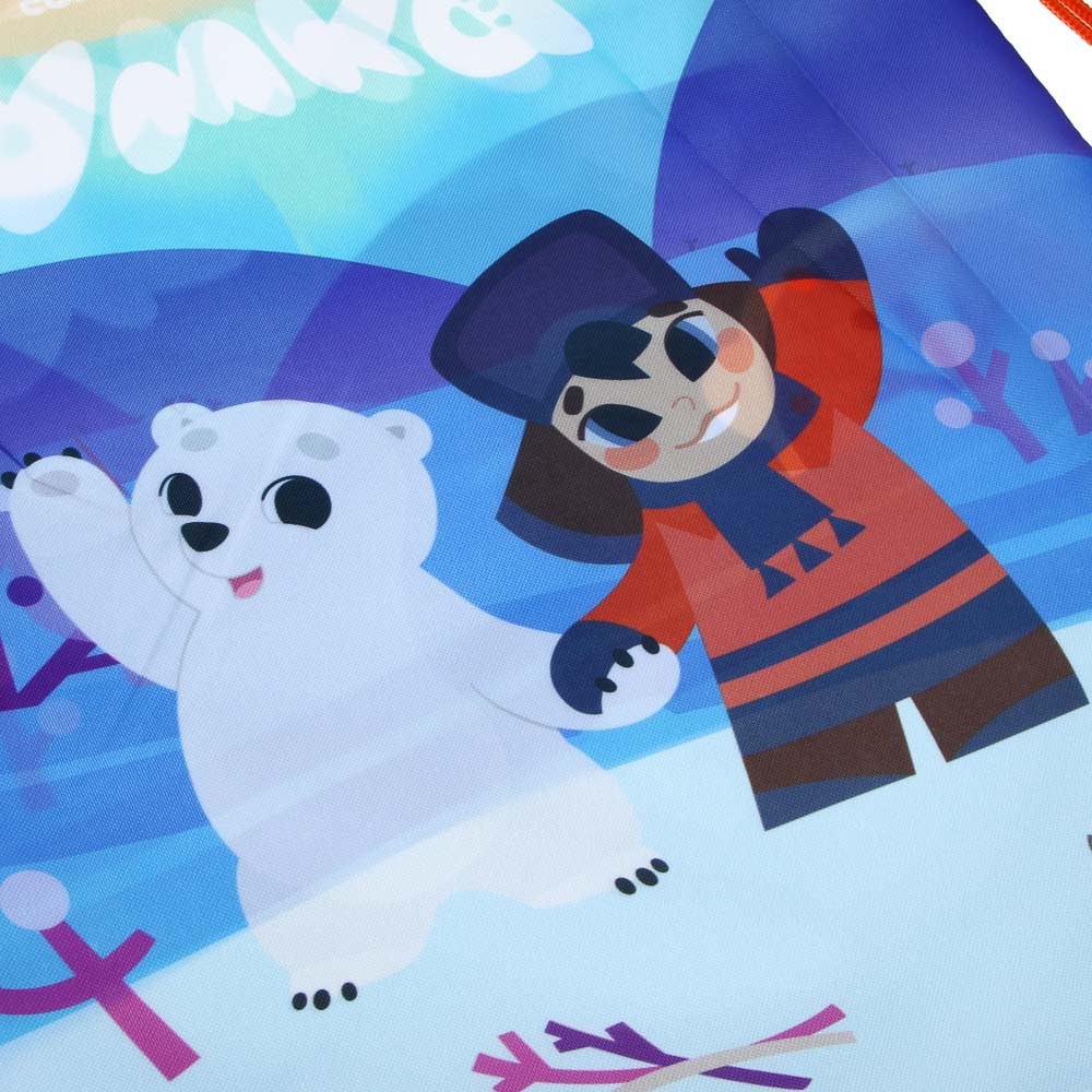 Умка Мешок для сменной обуви на завязках, увеличенный размер 40x47см, полиэстер, арт.№ 805-050