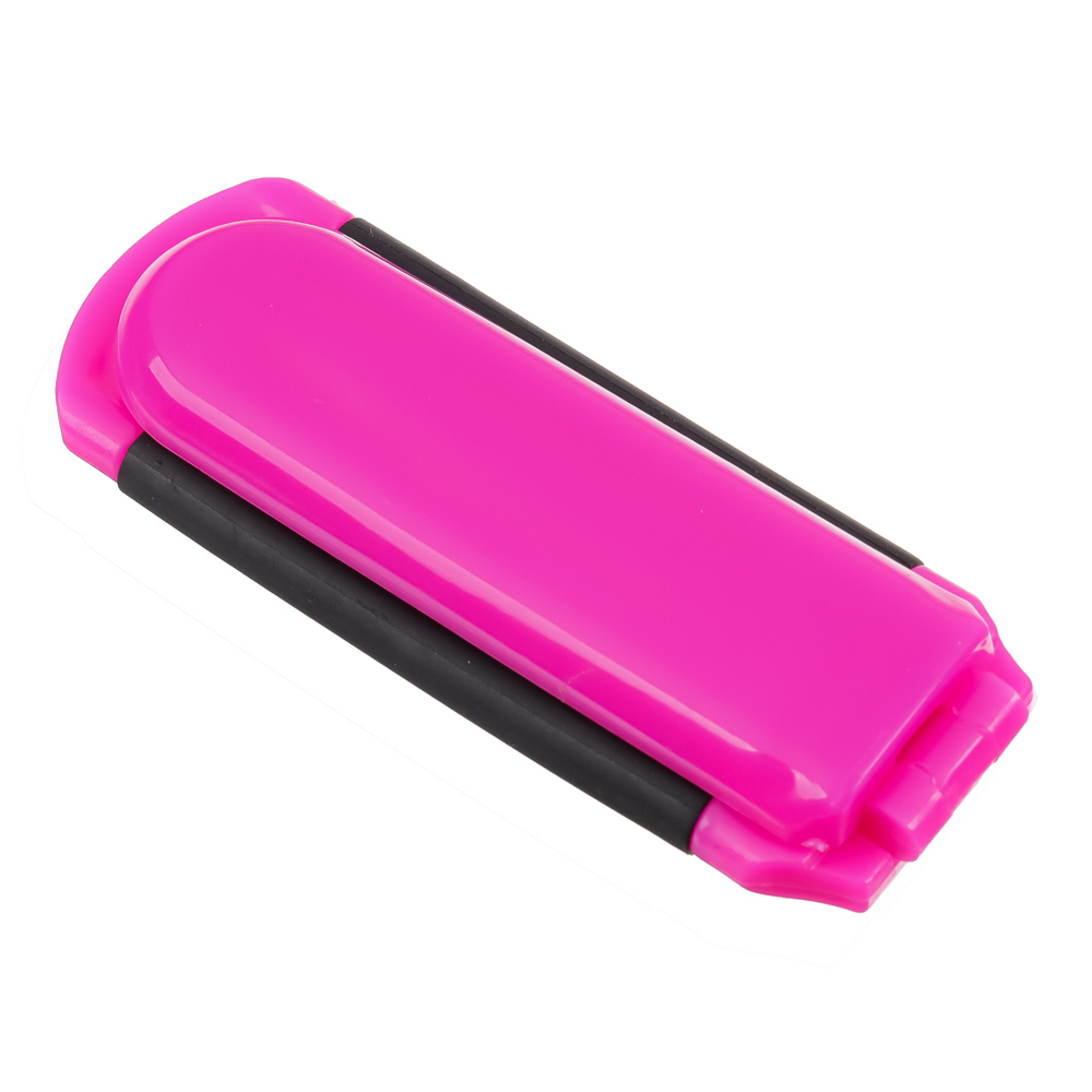 ЮНИLOOK Расческа складная с зеркалом Дорожная, пластик, 4х19,5см, 6 цветов, К-03, арт.№ 301-188