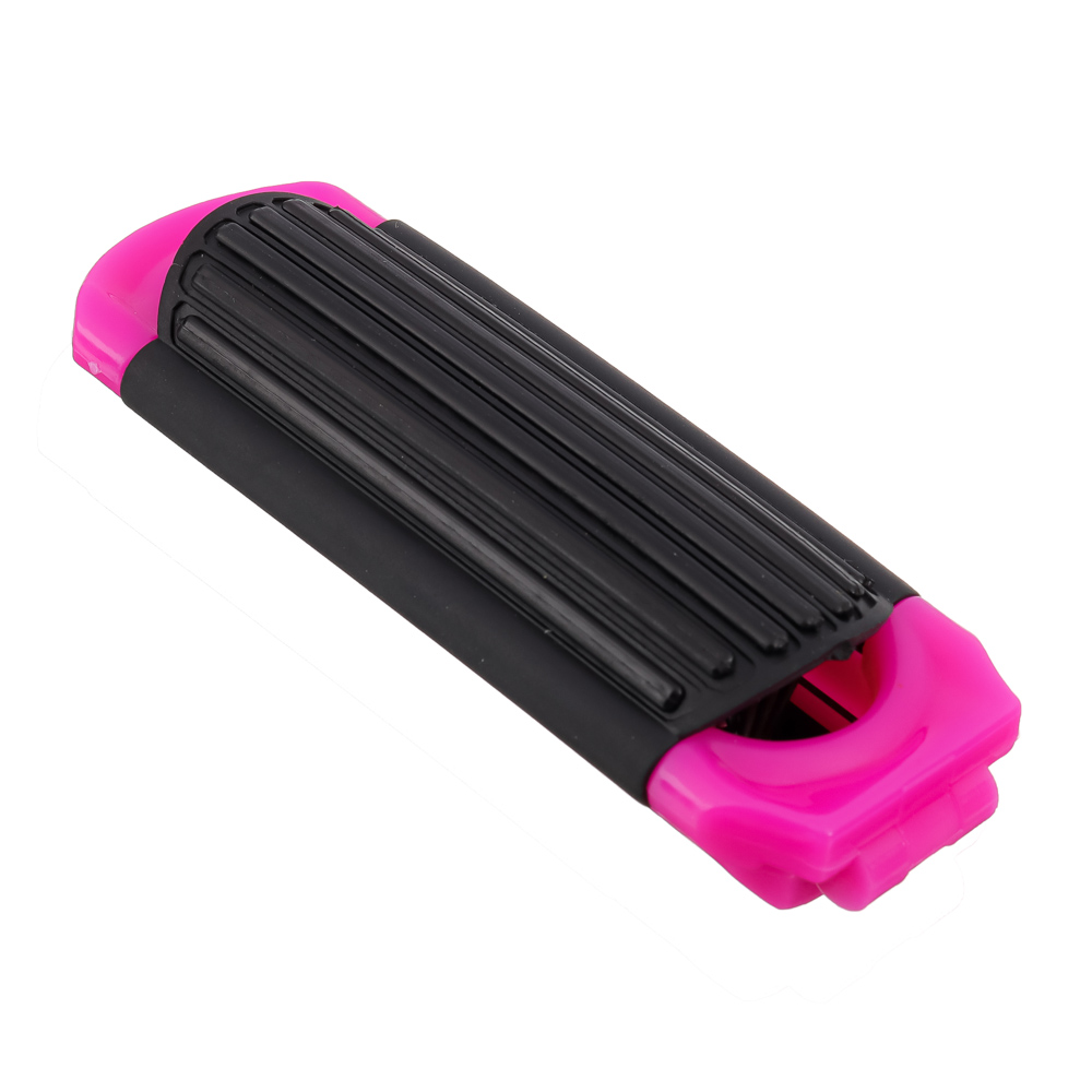 ЮНИLOOK Расческа складная с зеркалом Дорожная, пластик, 4х19,5см, 6 цветов, К-03, арт.№ 301-188