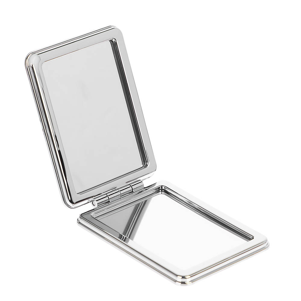ЮНИLOOK Зеркало карманное, пластик, стекло, 8х5,8см, 6-12 дизайнов, арт.№ 301-240