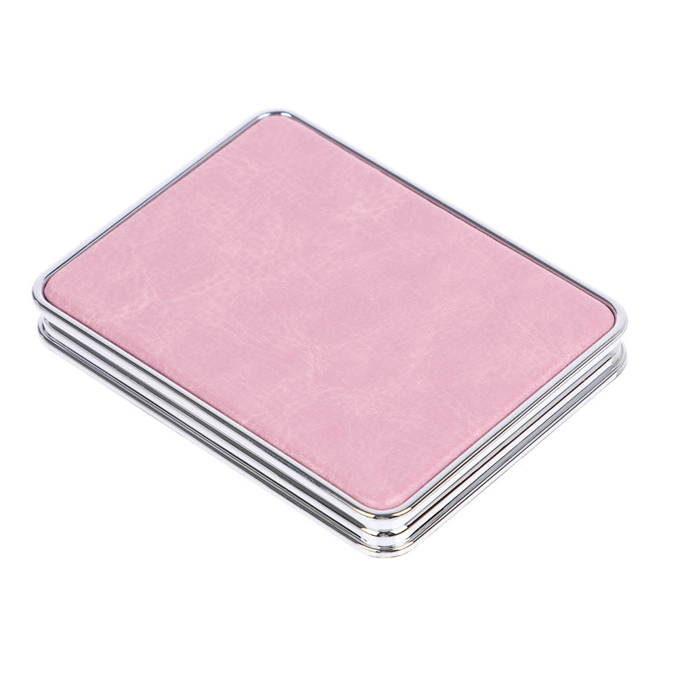 ЮНИLOOK Зеркало карманное, пластик, стекло, 8х5,8см, 6-12 дизайнов, арт.№ 301-240